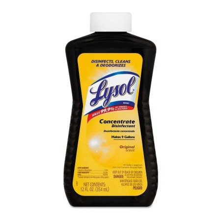 Reckitt Benckiser LYSOL Concentrate Disinfectant, 12 Oz. Bottle, 6/Carton 77500
